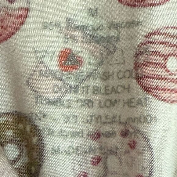 Girls Cotton Pajama Set. Top & Shorts. Size Medium. - Picture 5 of 5